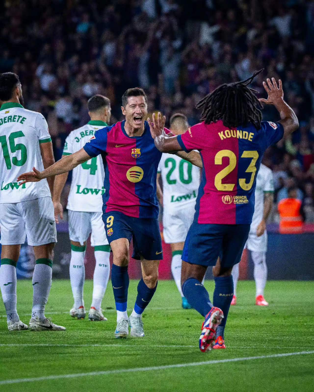 Barcelonan vakauttava voima, Puolan superkeskihyökkääjä Lewandowski